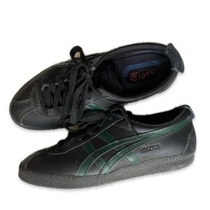 Onitsuka Tiger Mexico all black with green stripes